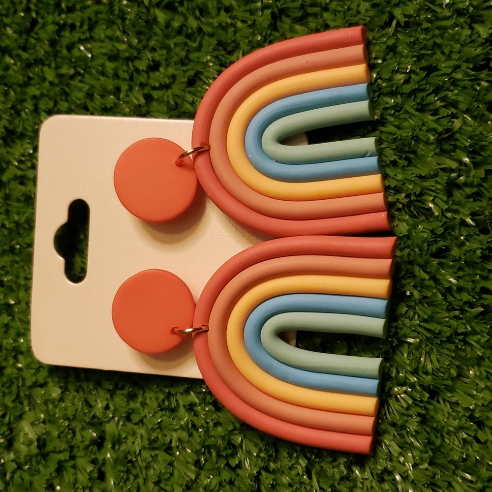 Rainbow earrings